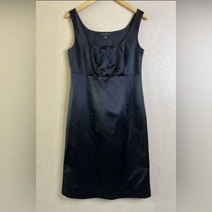 Banana Republic black silk sheath dress, size 6